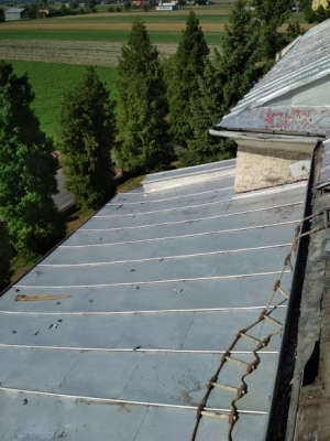 Zdjęcia z koncowej części remontu dachu kościoła-53